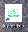justmarkup icon on windows desktop